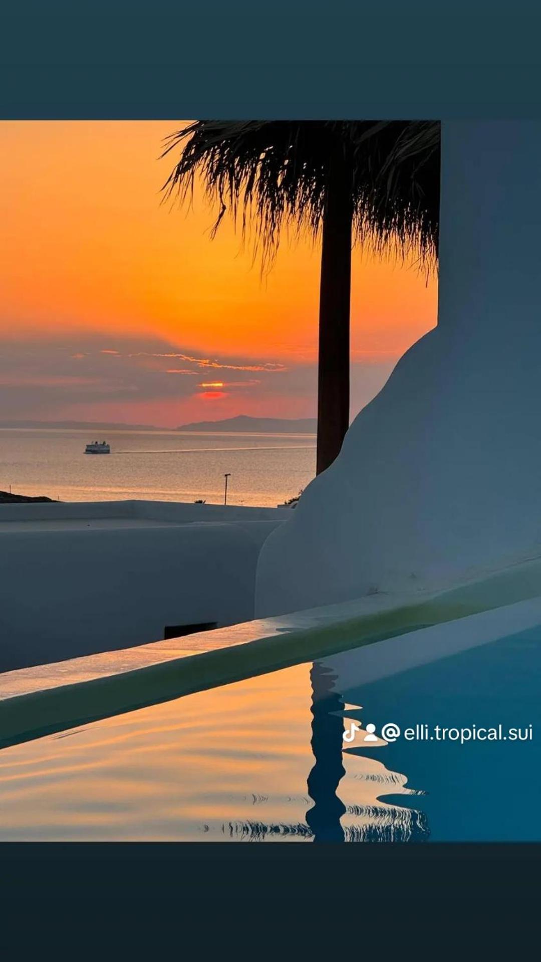 Mykonos Town Elli Tropical Suites מראה חיצוני תמונה